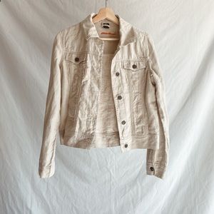 Eddie Bauer | 100% linen jacket